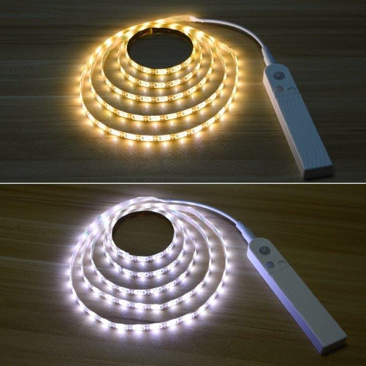 Garderobsbelysning LED med pir 3 meter