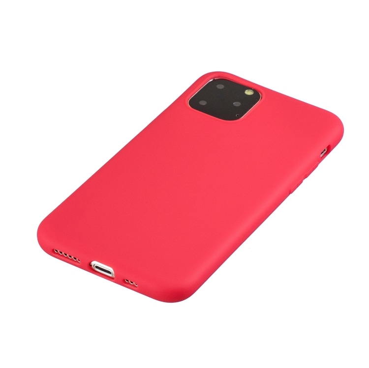 Mjukt Silikonskal iPhone 11 Pro Röd