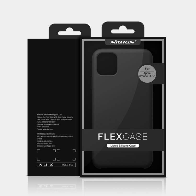 NILLKIN Flex Pure Silikonskal iPhone 11 Pro Max Röd