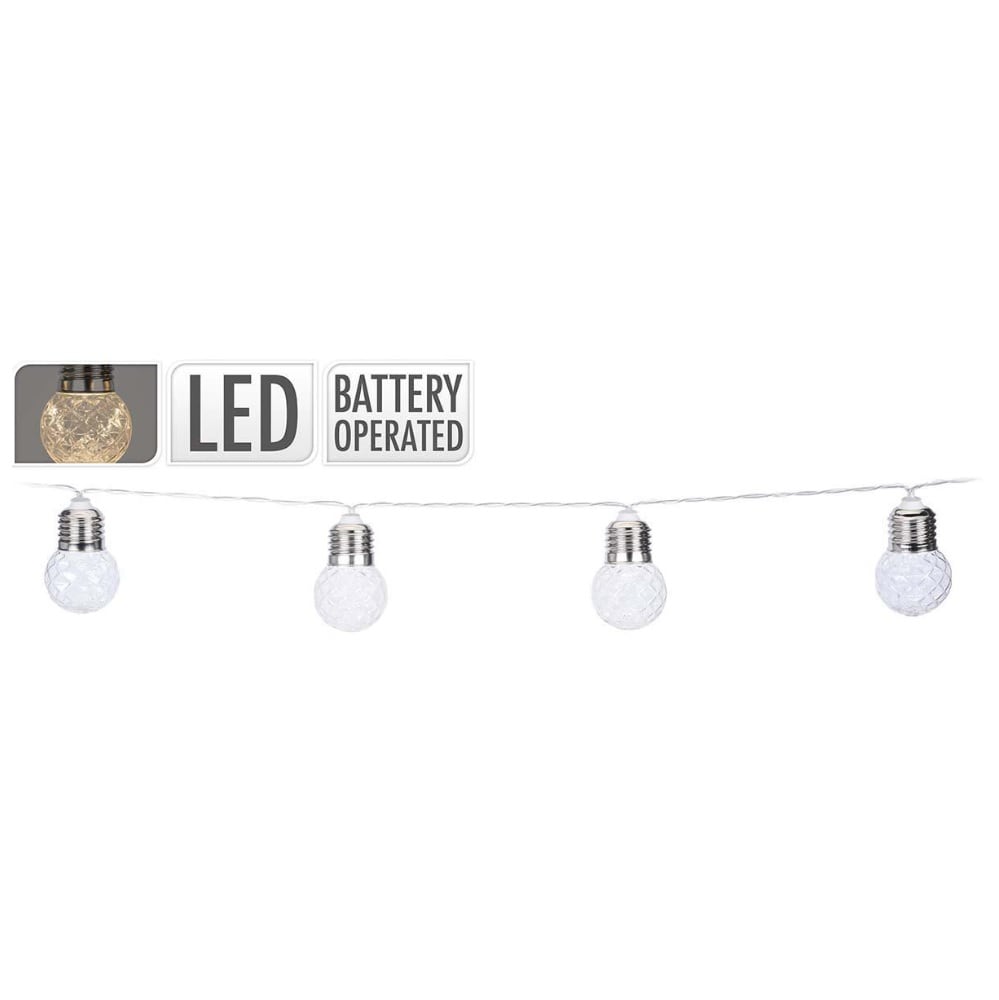 Batteridriven LED Ljusslinga - Glödlampor