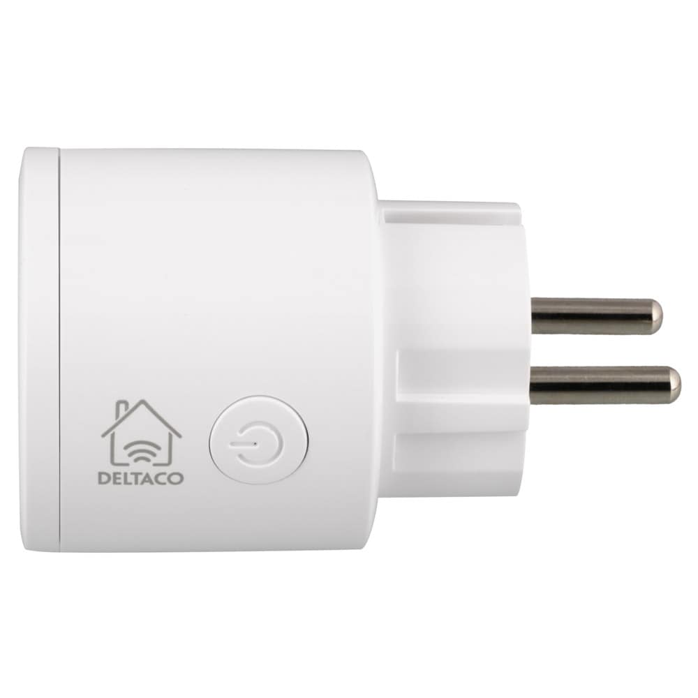DELTACO SMART HOME WiFi strömbrytare 1xCEE 7/3, 10A