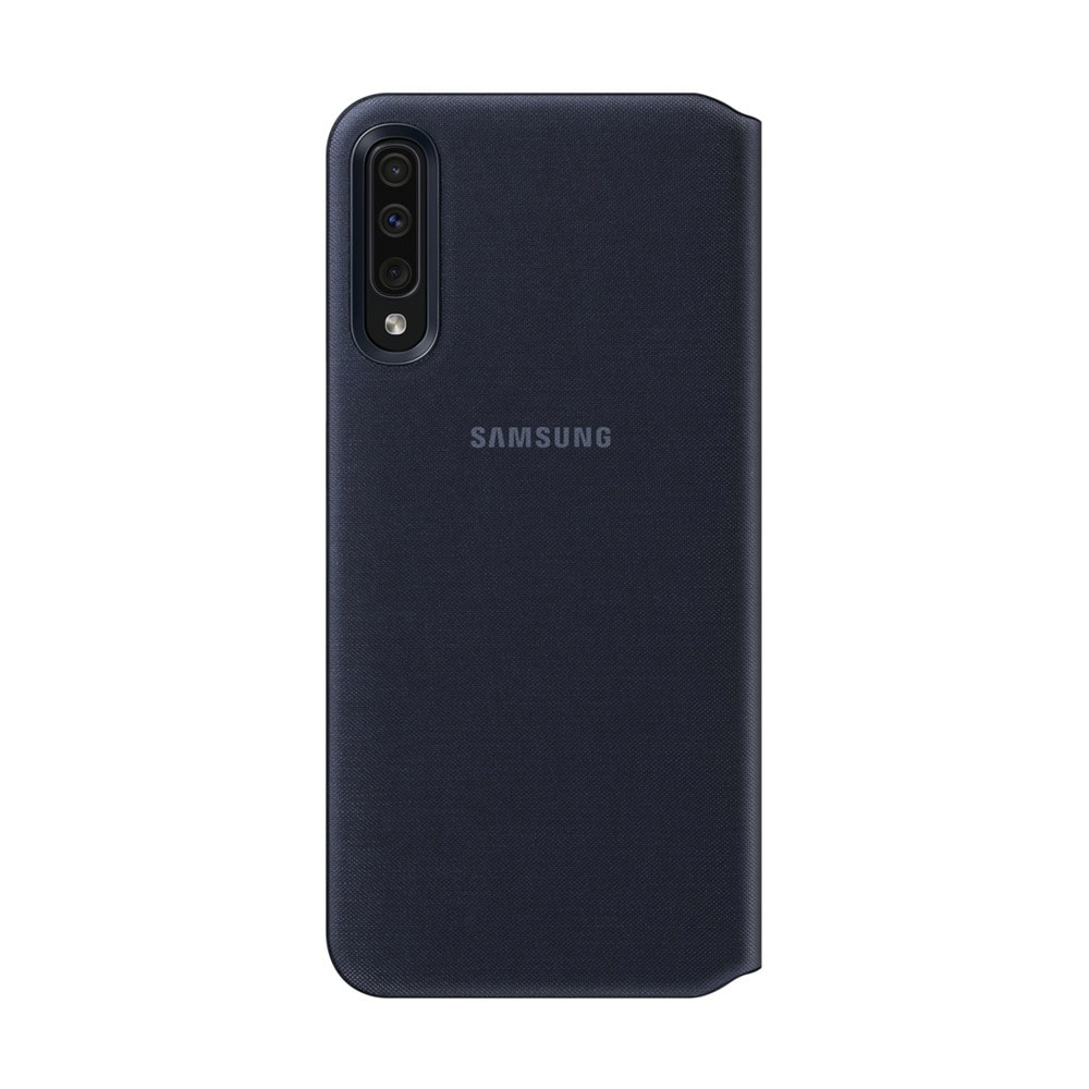 Samsung Wallet Cover till Galaxy A50 - Svart