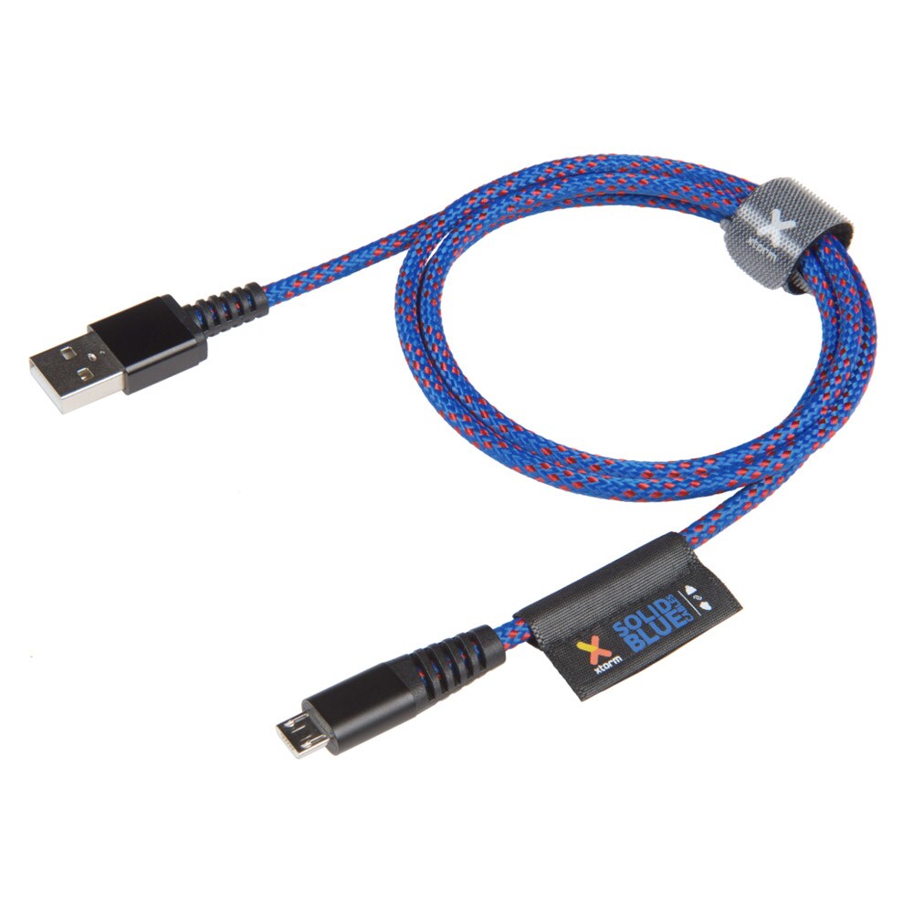 Xtorm CS010 Solid Blue Micro USB-kabel