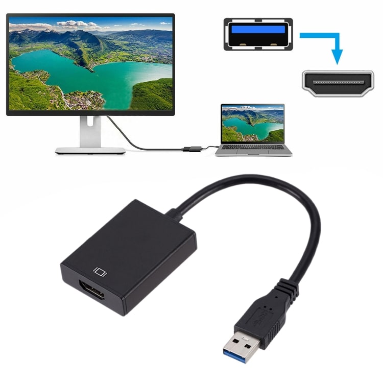 Extern Grafikkorts Adapter -  USB3.0 till HDMI