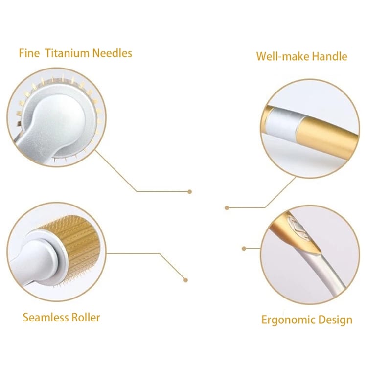 Dermaroller 1.0 mm – Microneedling roller / Hudroller för ansikte