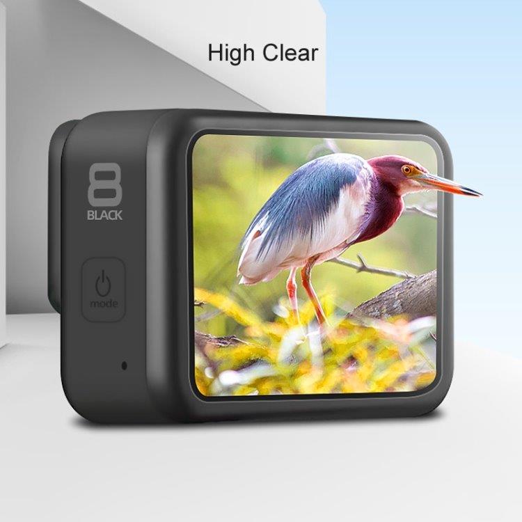 GoPro HERO8 Black Lins+ LCD Displayfilm i Tempererat Glas