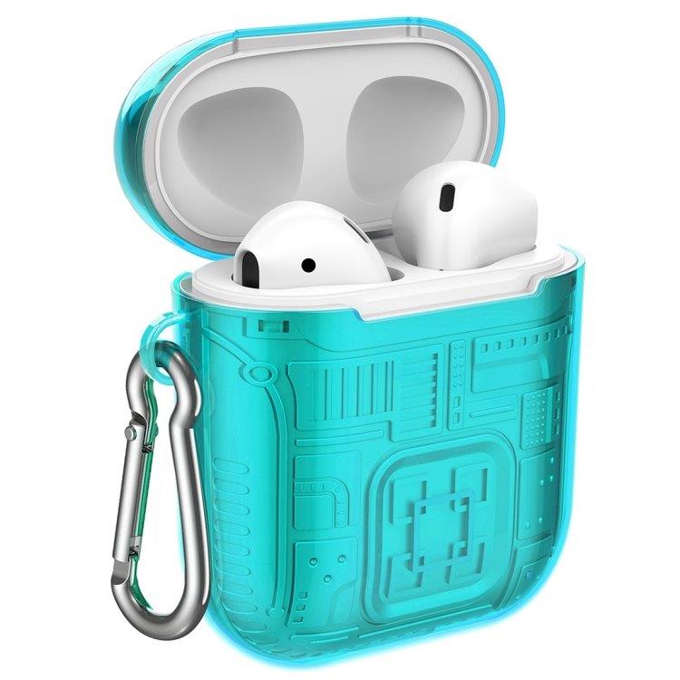 Skyddfodral för Apple Airpods med kabinhake - Mintgrön