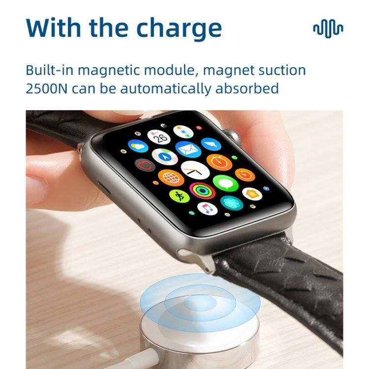 Magnetisk laddkabel för Apple Watch 2,5 W- Vit