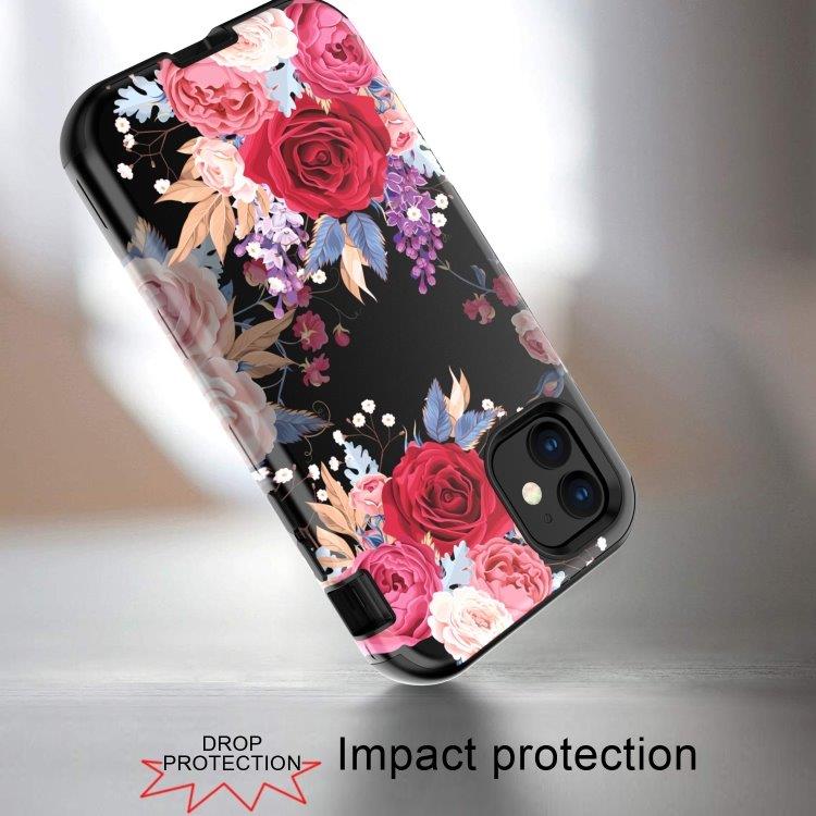 3 i 1 Full Protection Skal för iPhone 11 Pro MAX - FLOWER