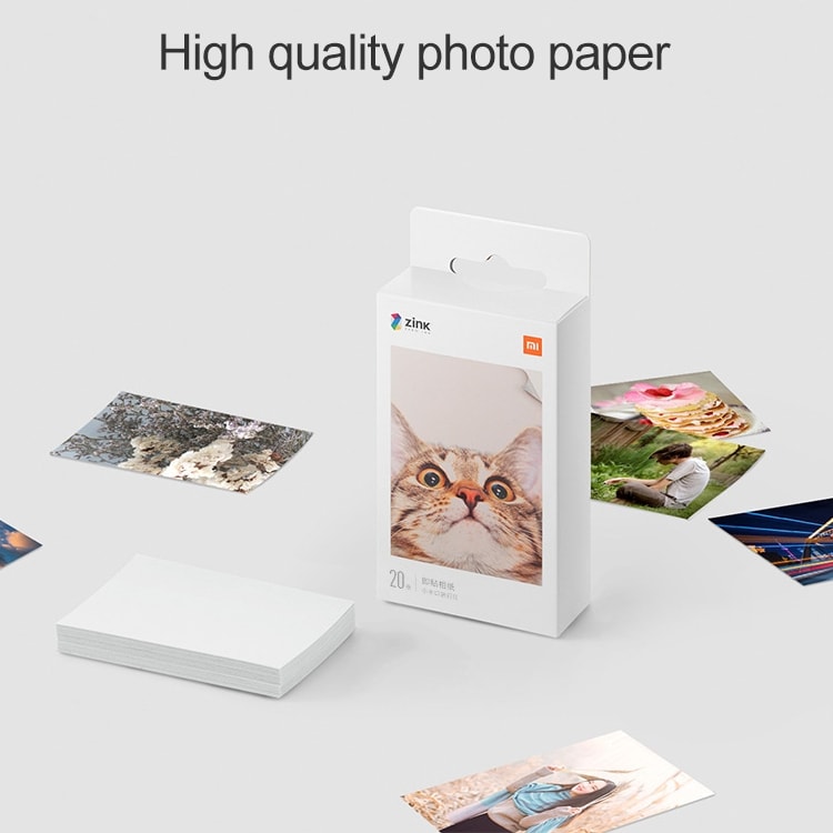 Xiaomi Zink Fotopapper 20-pack
