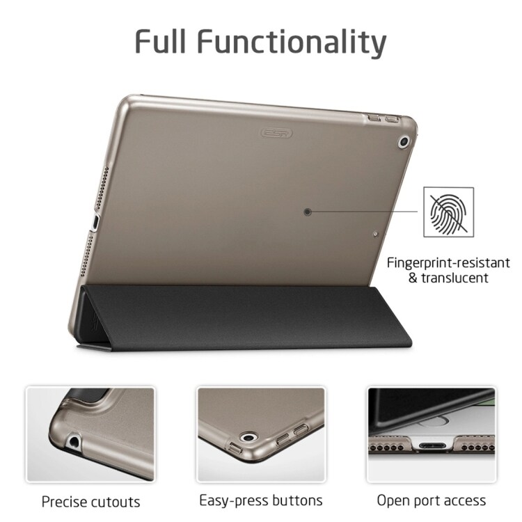 Vikbart Horisontellt Flipfodral till iPad 10.2" - Blå