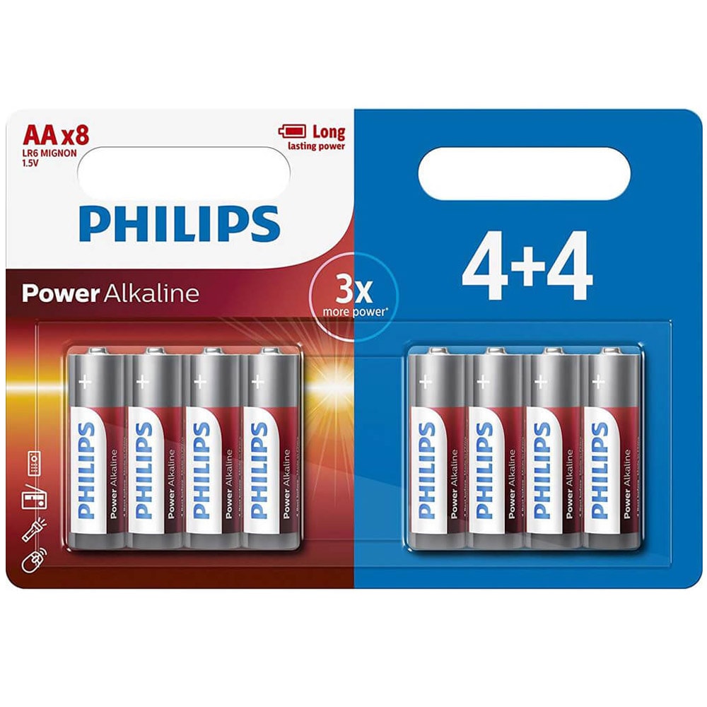PHILIPS LR6/AA 8-pack