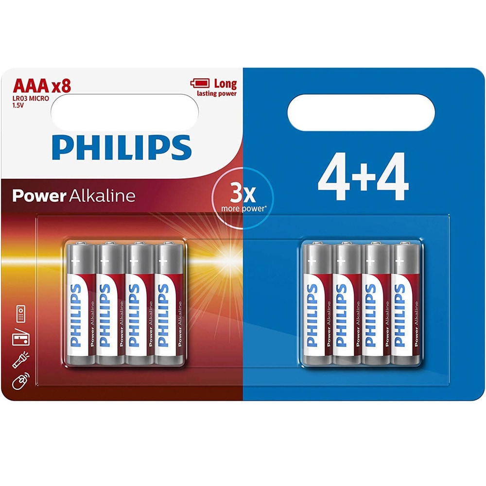 PHILIPS LR03/AAA 8-pack