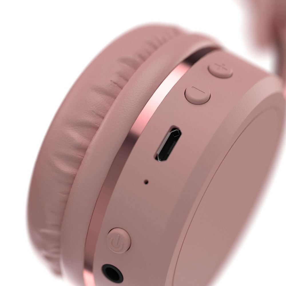 KitSound Metro X Bluetooth Headset - Rosa
