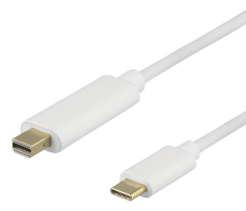 DELTACO USB-C - MiniDP kabel - 2m