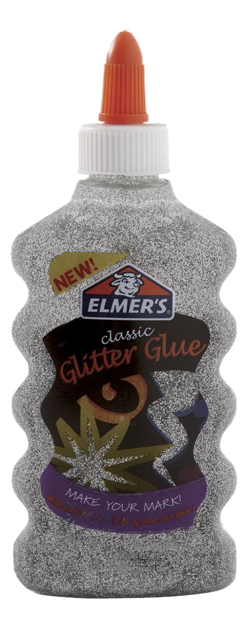 ELMER'S Glitter lim Silver - 177ml