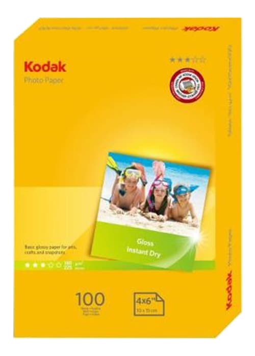 Kodak 180 GSM fotopapper, A6, 100-pack