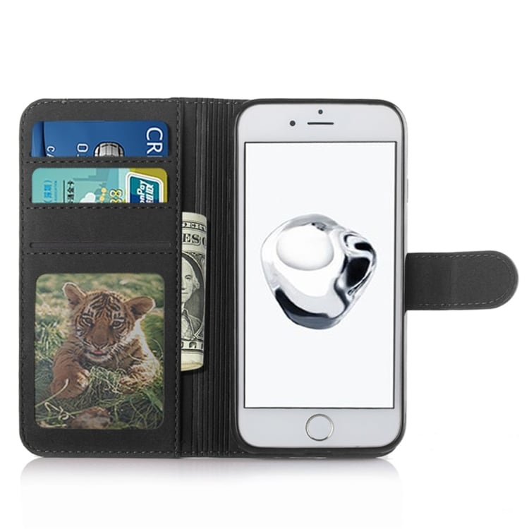 Plånboksfodral med ställ iPhone 7 / 8 / SE 2020 - Svart