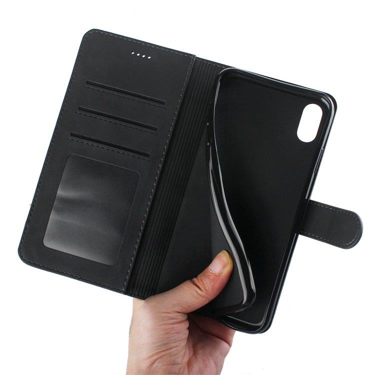 Plånboksfodral med ställ  iPhone XS Max- Svart