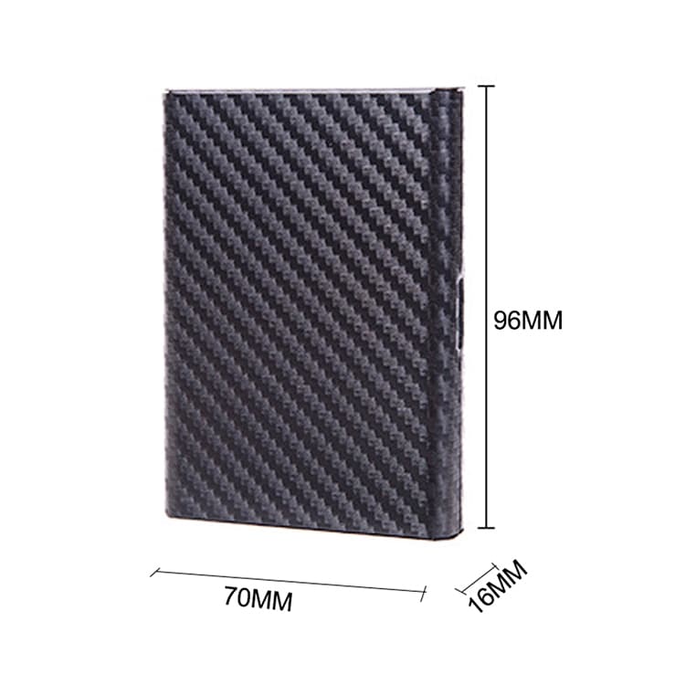 RFID Aluminium fodral till kreditkort - Svart