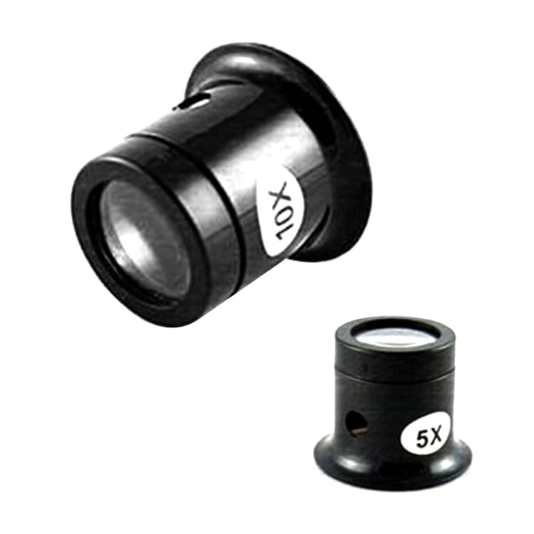 Lupp 10x / förstoringsglas / urmakarlupp / smyckeslupp / reparationslupp