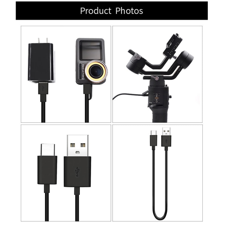 Förlängd Laddarkabel för DJI Osmo Pocket/Action/RONIN-S/RONIN-SC - USB-Typ C