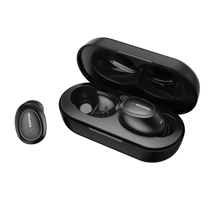 Trådlöst sport headset Awei T16 Bluetooth V5.0 - Svart
