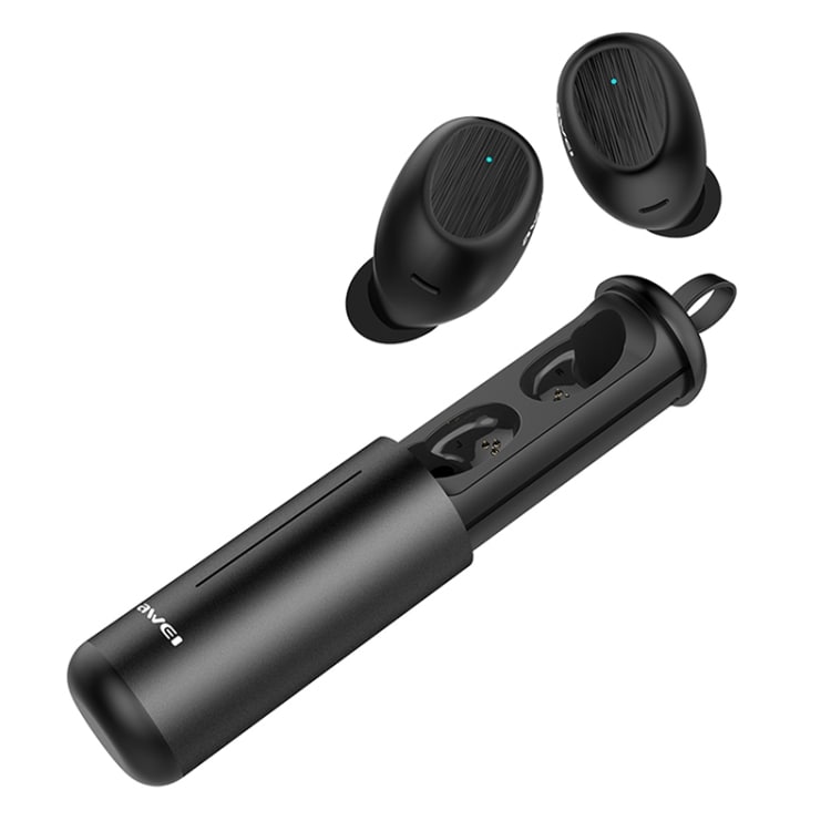 Trådlöst sport headset Awei T55 Bluetooth V5.0 - Svart