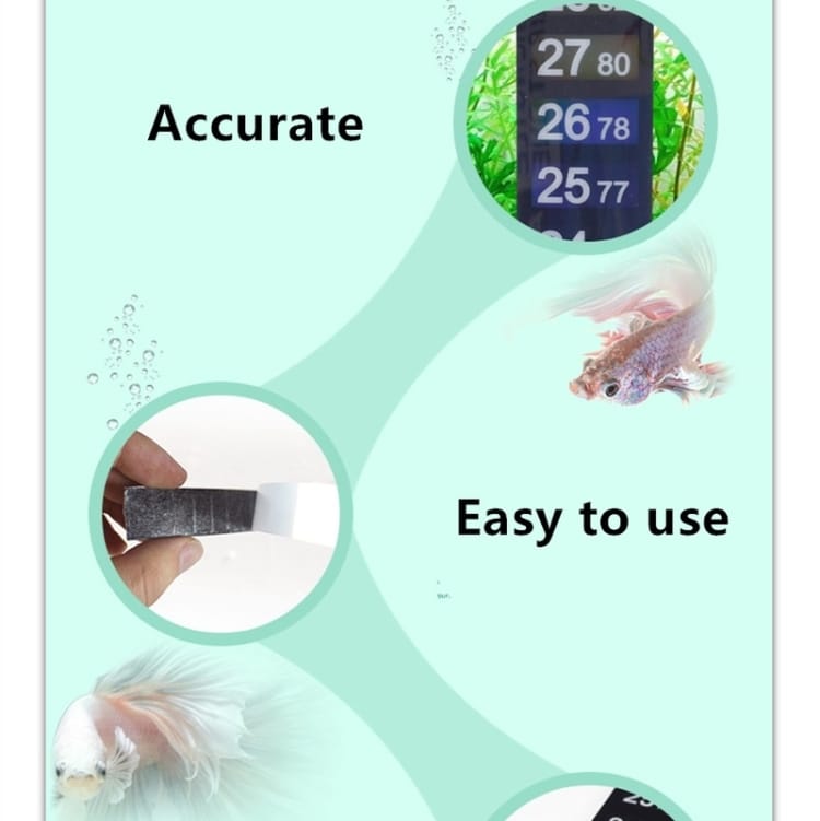 2-Pack  Digital LCD Akvarietermometer