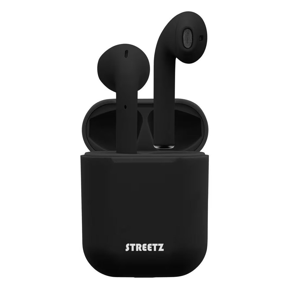 STREETZ True Wireless Semi In-Ear Matt Svart