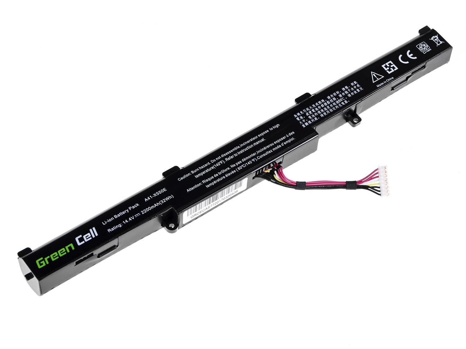 Laptop batteri till Asus A41-X550E F550D F550DP F750L / 14,4V 2200mAh