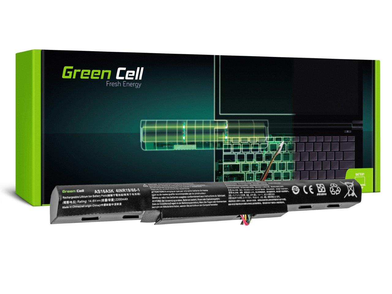 Laptop batteri till Acer Aspire E 15 E15 E5-575 E 17 E17 E5-774 / 14,4V 2200mAh