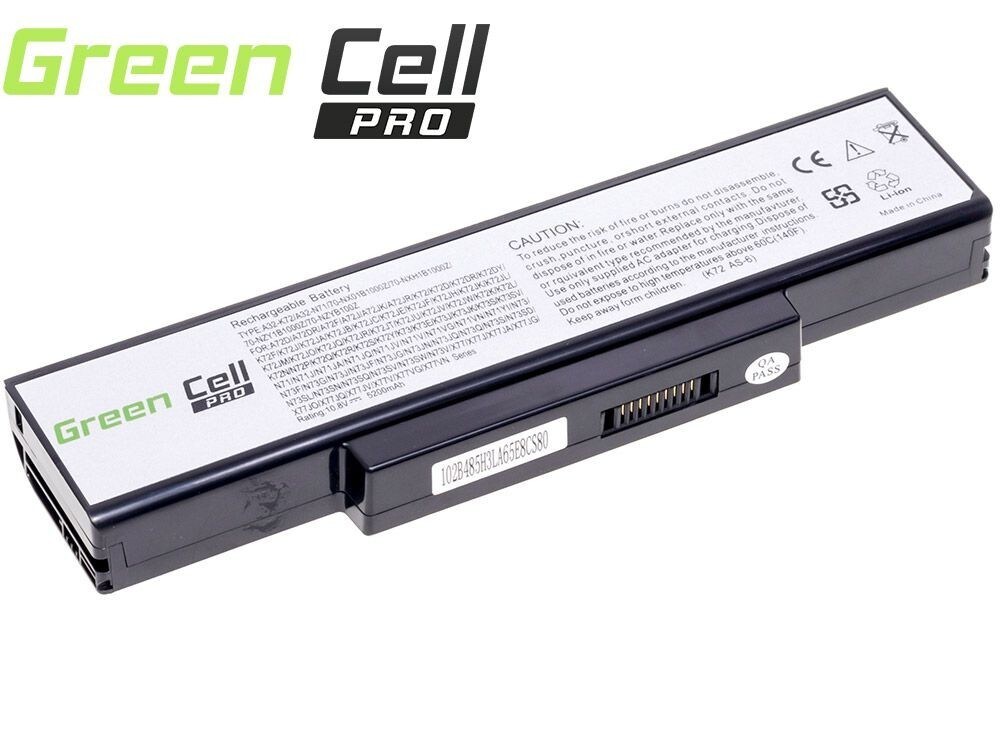 PRO Laptop batteri till Asus A32-K72 K72 K73 N71 N73 / 11,1V 5200mAh