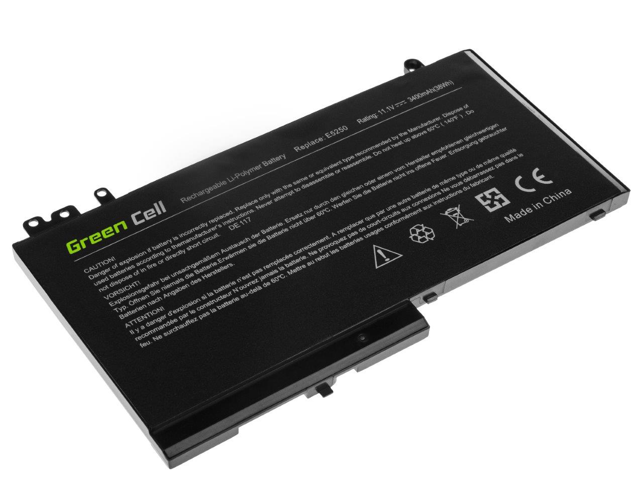 Laptop batteri till Dell Latitude 11 3150 3160 12 E5250 E5270 / 11,1V 3400mAh