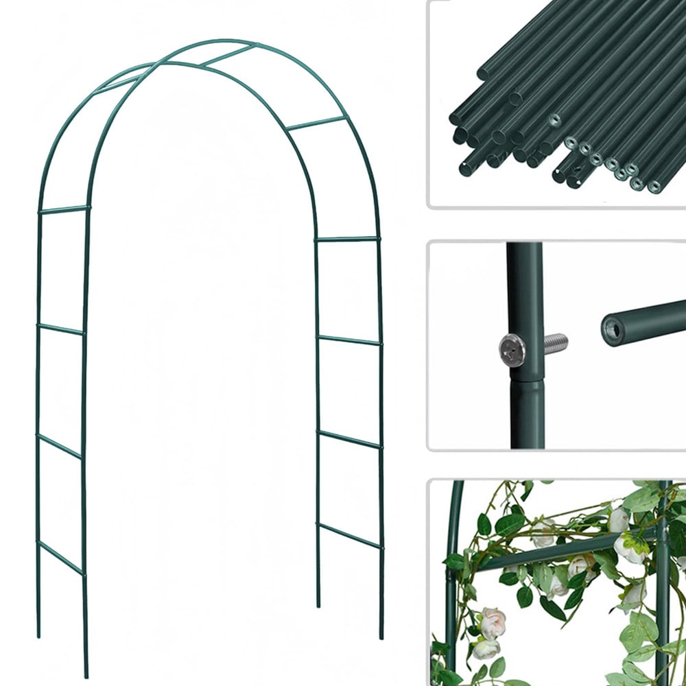 Rosenbue i metall / hagebue / espalierbue for klatreplanter og roser 140×240 cm
