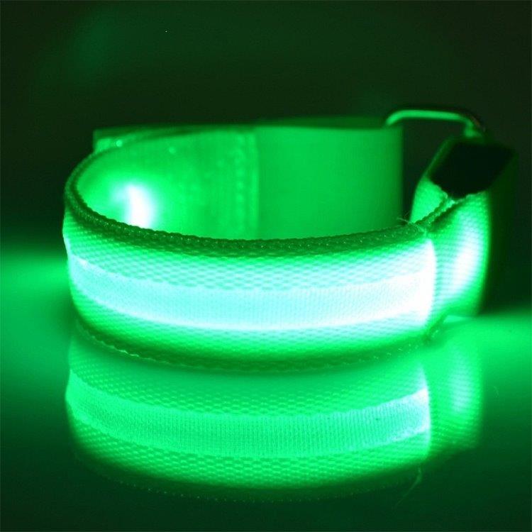 LED Armband Grön