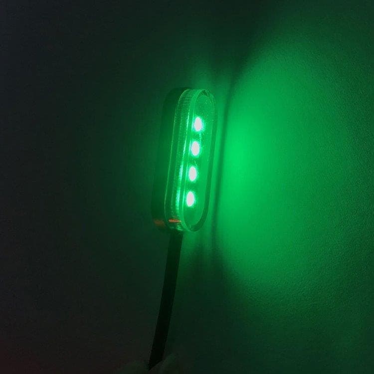 LED Belysning till fordon DC12V 10-pack Grön