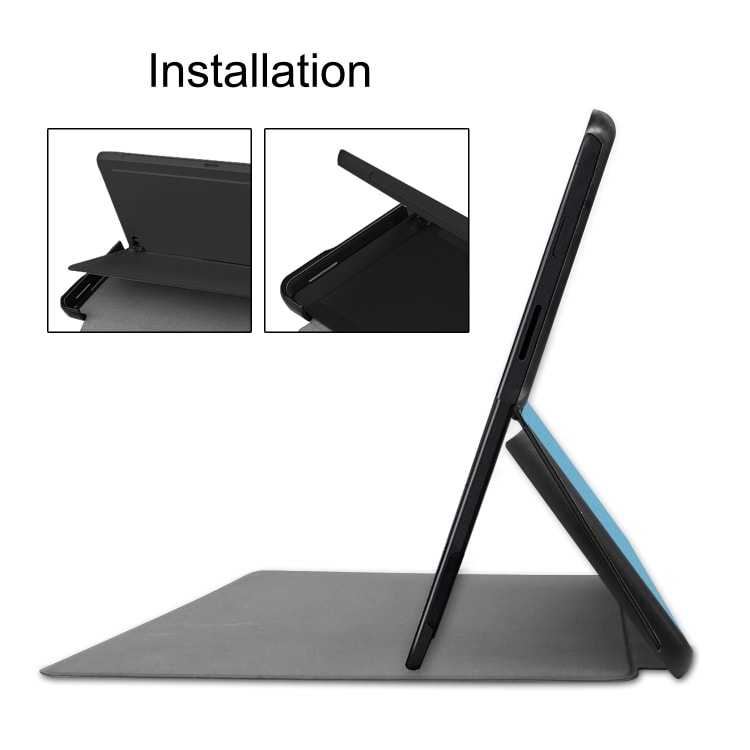 Skyddsfodral med ställ Microsoft Surface Pro X Blå