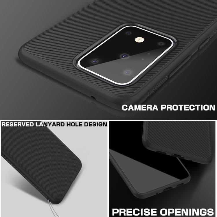 Mjukt TPU Skal i svart för Samsung Galaxy S20 Ultra