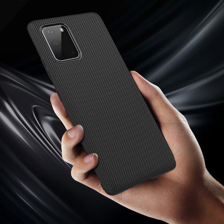 Mjukt TPU Skal i svart för Samsung Galaxy S20+ Lite
