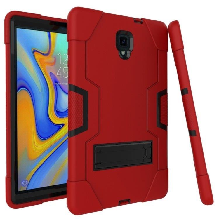 Hållbart skal med hållare för Samsung Galaxy Tab A 10.5 - Rött