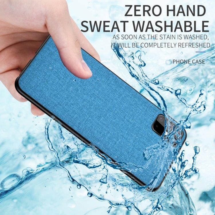 Hårt mobilskal med textilyta Samsung Galaxy S20 - Svart