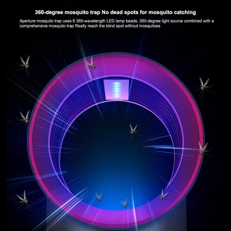 USB Myggfelle med UV-lys, hvit