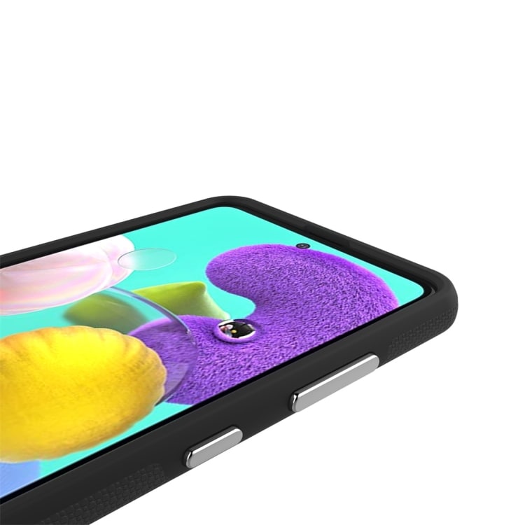 Anti-slip TPU skal till Samsung Galaxy A51, svart