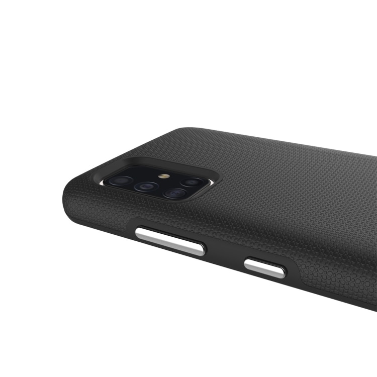 Anti-slip TPU skal till Samsung Galaxy A51, svart