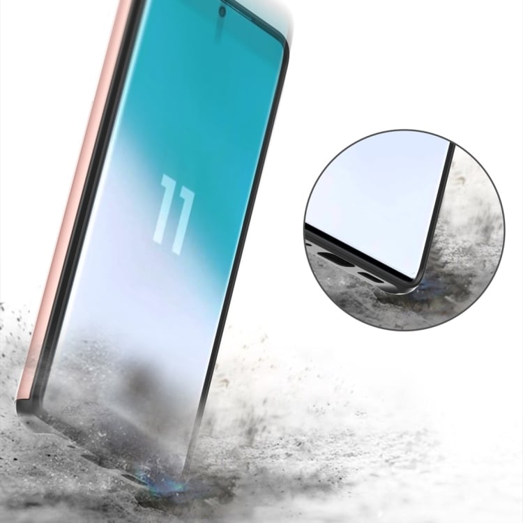 Shockproof skal med korthållare till Samsung Galaxy S20, vit