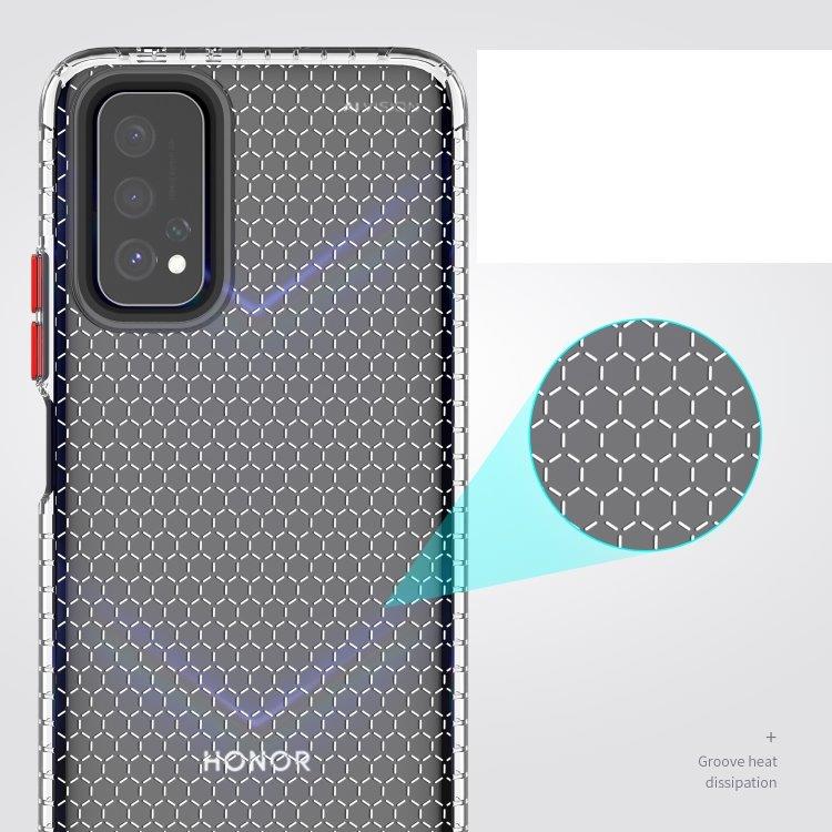 Transparent Shockproof TPU skal till Huawei Honor V30