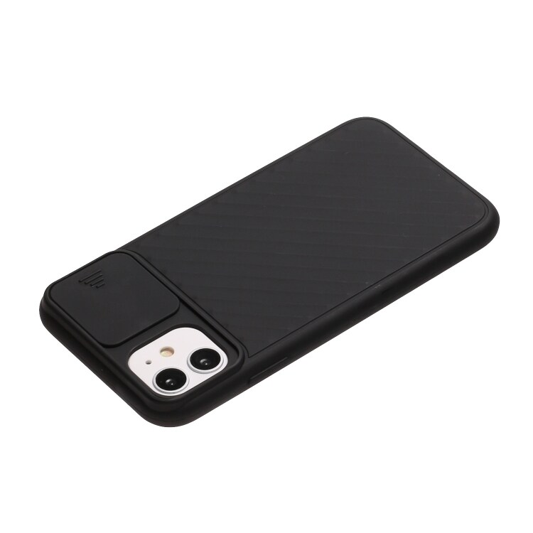 Anti-slip TPU skal med kameraskydd till iPhone 11 Pro Max, svart