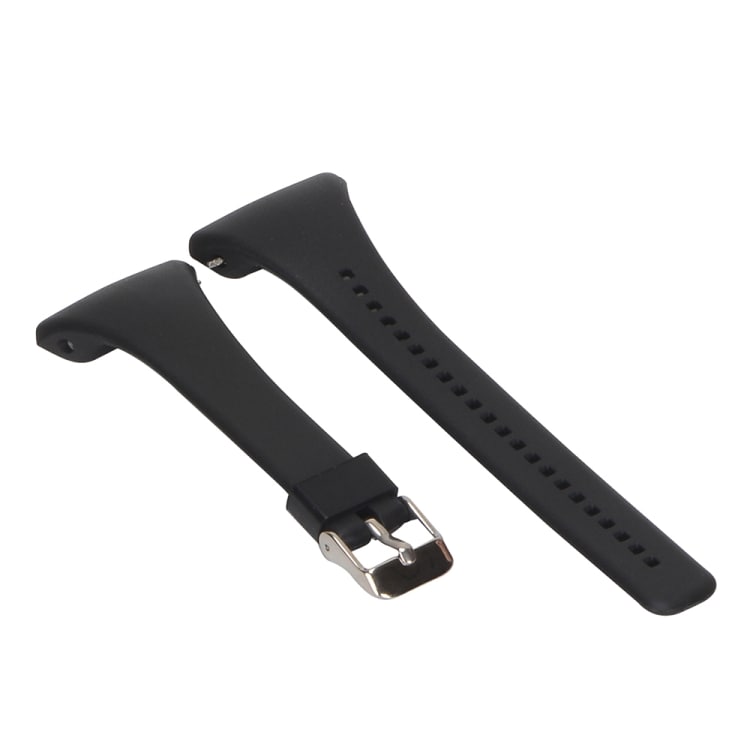 Silikon armband till Polar FT4 & FT7, svart