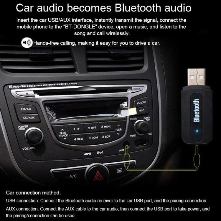 Portabel Bluetooth ljudmottagare